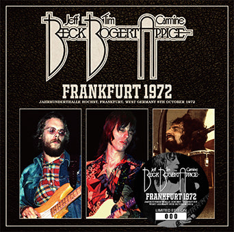 BECK, BOGERT & APPICE / BBA / JEFF BECK / FRANKFURT 1972 (1CD)