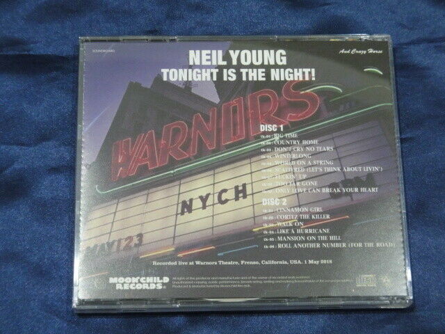 Neil Young Tonight is The Night! 2018 2CD Moonchild Records