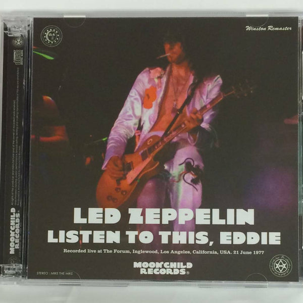 Led Zeppelin Listen To This Eddie 1977 Winston Remasters 3CD