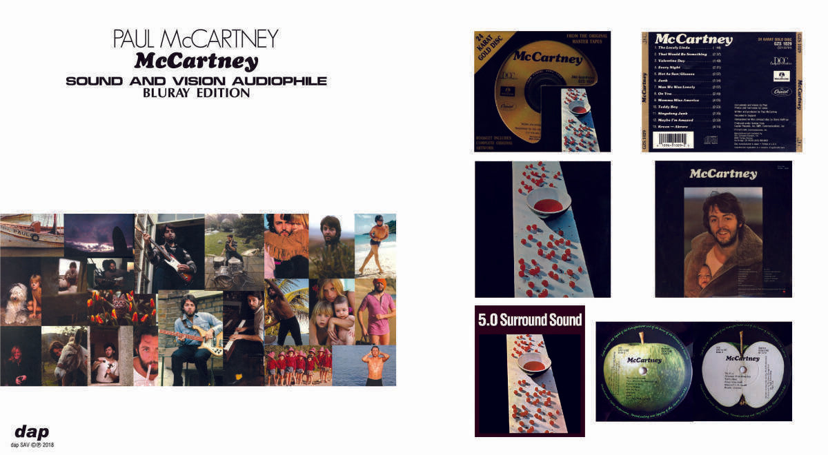 Paul McCartney & Wings Band On The Run Ram McCartney 3 Titles 4 BDR Set Blu-ray Audiophile
