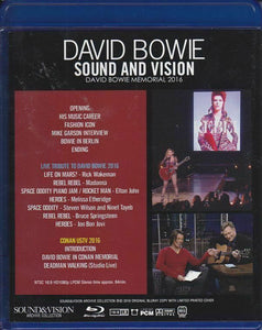 David Bowie Sound And Vision Memorial 2016 Archive Blu-ray 1 Disc Music Rock F/S
