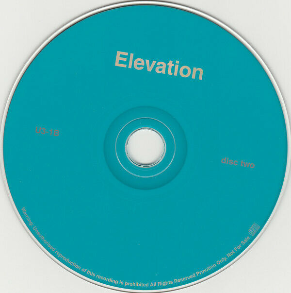 U2 2001 Live Elevation 2CD Florida London Minnesota