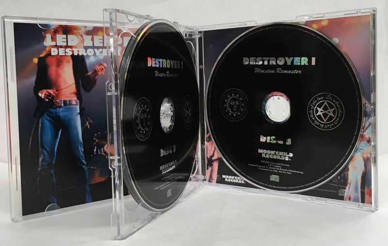 Led Zeppelin Destroyer 1 I 1977 Winston Remaster CD 3 Disc Set Moonchild Records