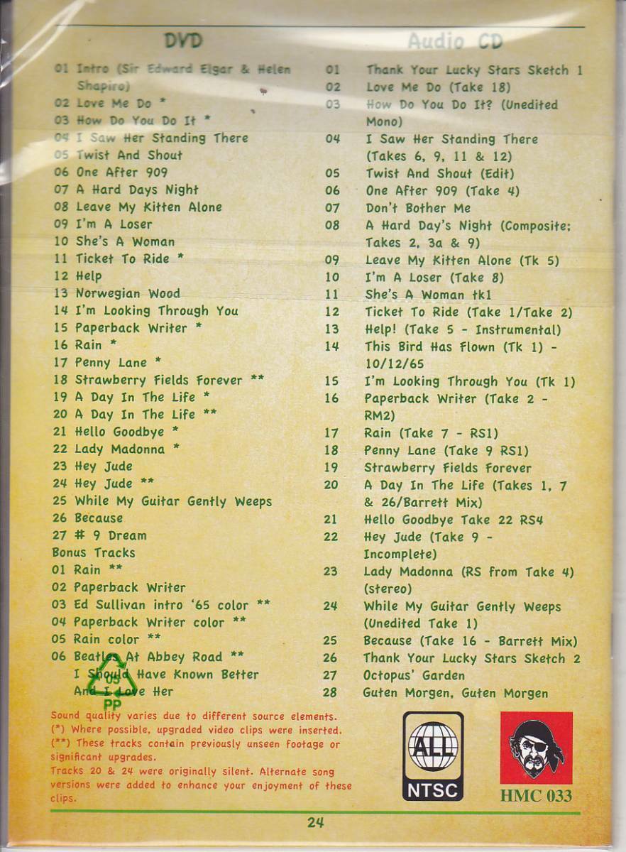 The Beatles At Abbey Road 1983 TMOQ Gazette 1CD 1DVD 61 Tacks HMC