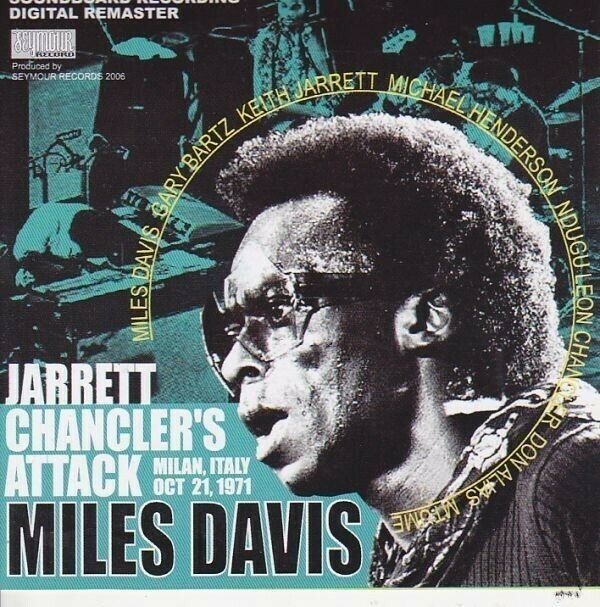 Miles Davis Jarrett Chancler's Attack 1971 Milan CD 1 Disc 5 Tracks Music Jazz