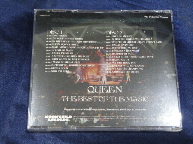 Queen The Best Of The Magic 1986 Definitive Version 2CD Moonchild Records