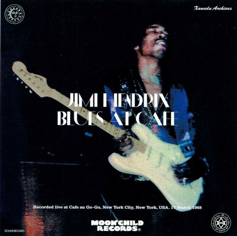 Jimi Hendrix Blues At Cafe 1968 New York CD 2 Discs 8 Tracks Moonchild Records