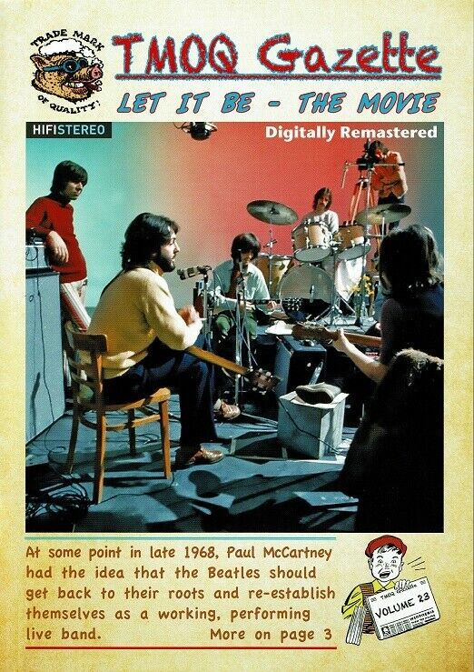 The Beatles Let It Be The Movie 1992 1CD 1DVD 33 Tracks TMOQ Gazette HMC