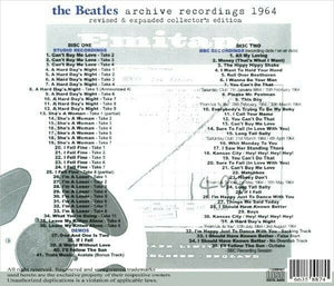 The Beatles ARCHIVE RECORDINGS 1964 Revised & Expanded CD 2 Discs F/S Tracking