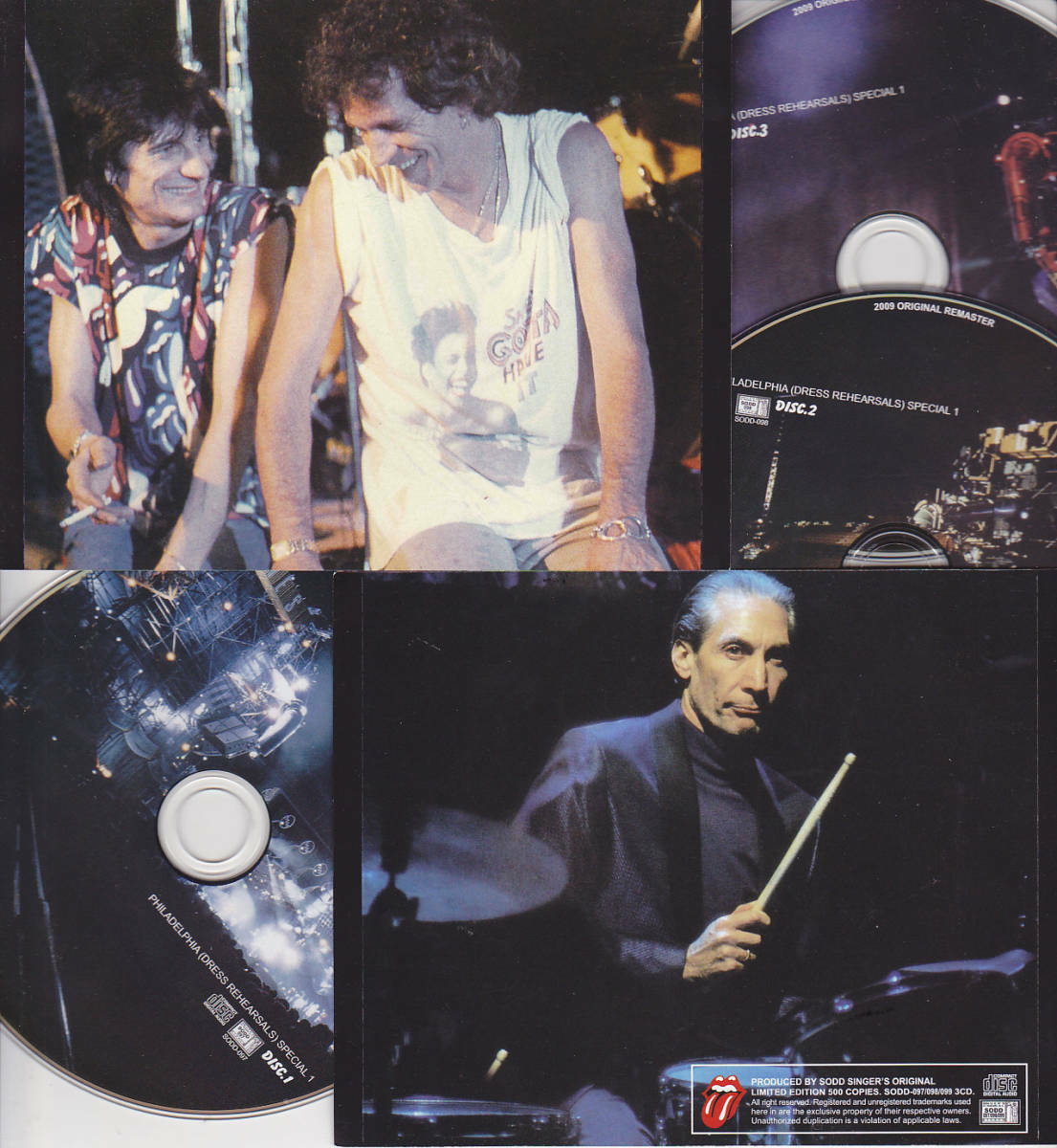 The Rolling Stones 1989 Philadelphia August SPECIAL 1 And 2 Music 5 CD Set F/S