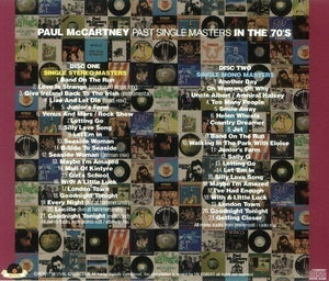 Paul McCartney Past Single Masters In The 70's CD 2 Discs Case Set Music Rock