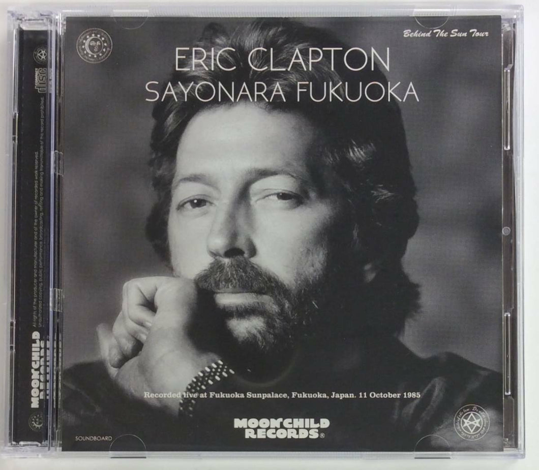 Eric Clapton Sayonara Fukuoka 1985 CD 2 Discs Case Set Soundboard Moonchild F/S