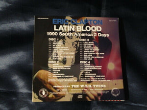 Eric Clapton Latin Blood 1990 Paper Jacket Ver CD 4 Discs 32 Tracks Mid Valley