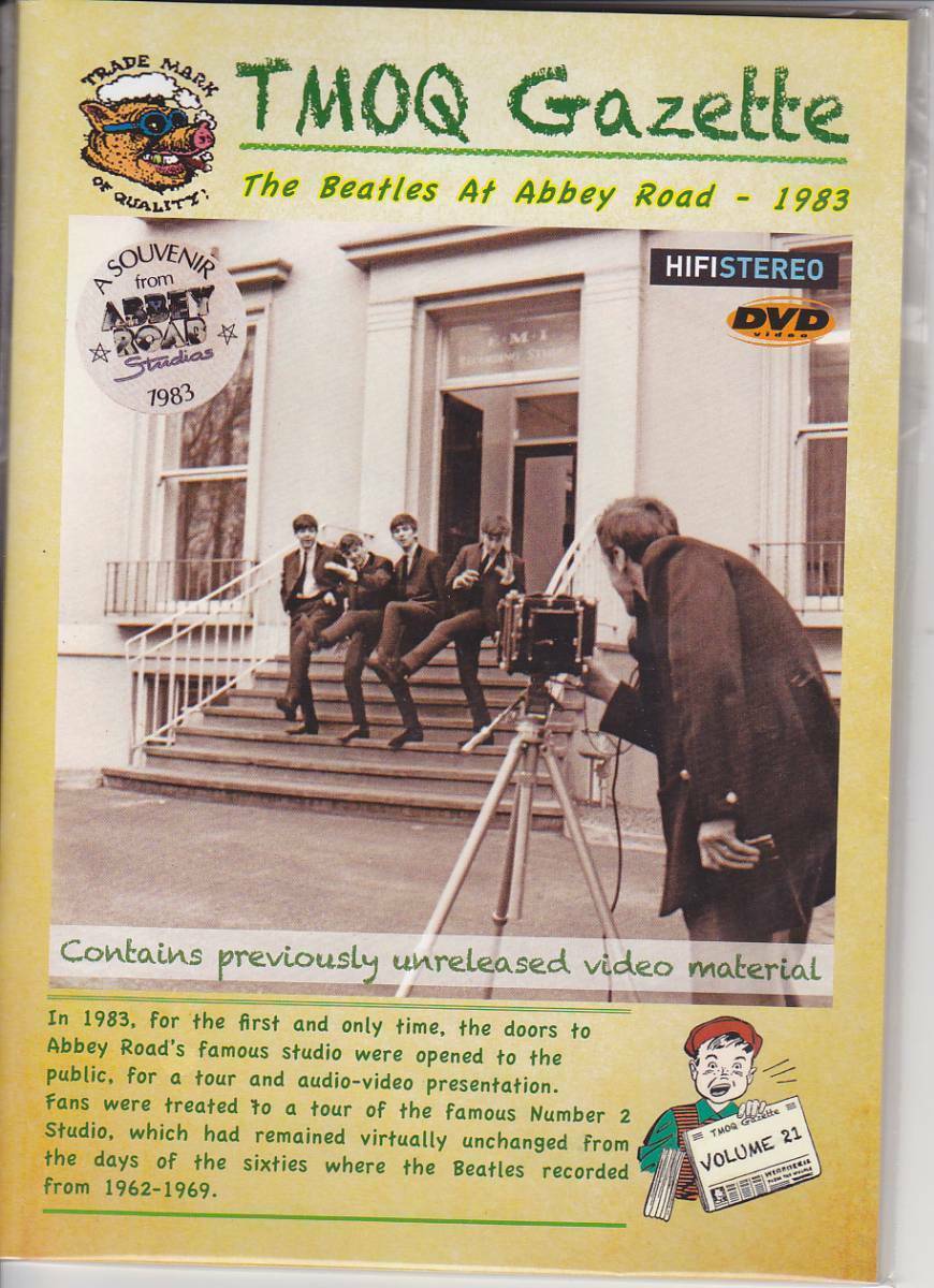 The Beatles At Abbey Road 1983 TMOQ Gazette 1CD 1DVD 61 Tacks HMC