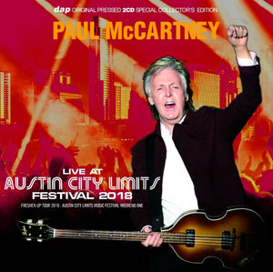 Paul McCartney Live At Austin City Limits Festival 2018 CD 2 Discs 31 Tracks F/S