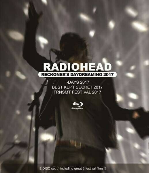 Radiohead Reckoner's Daydreaming 2017 A Moon Shaped Pool Tour Blu-ray 2 Discs