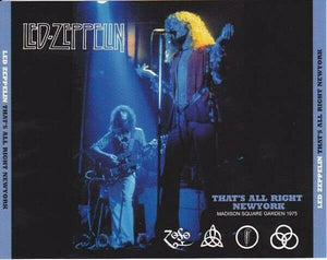 Led Zeppelin That's All Right New York MSG 1975 CD 3 Discs 15 Tracks Hard Rock