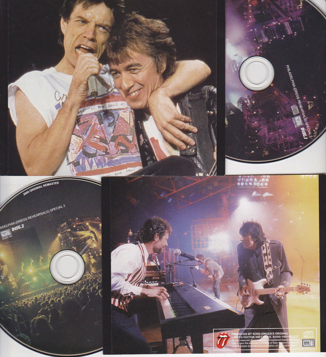 The Rolling Stones 1989 Philadelphia August SPECIAL 1 And 2 Music 5 CD Set F/S
