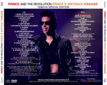 Load image into Gallery viewer, Prince Prince&#39;s Birthday Parade 1986 Live In Detroit MTV Premiere Party 1CD 1DVD
