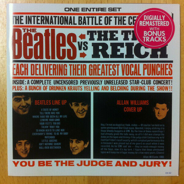 The Beatles Vs The Third Reich CD 1 Disc 20 Tracks Music Rock Pops Japan F/S