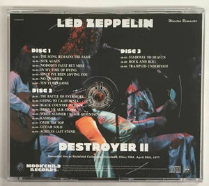 Led Zeppelin Destroyer 2 II 1977 Winston Remaster CD 3 Discs Case Set Moonchild