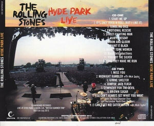 The Rolling Stones Hyde Park Live 2013 London July Soundboard 2CD 20 Tracks F/S