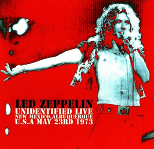 Led Zeppelin Unidentified Live New Mexico Albuquerque 1973 CD 1 Disc 6 Track F/S