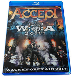 Accept Wacken Open Air 2017 August 3 Blu-ray 1 Disc 21 Tracks Heavy Metal Music