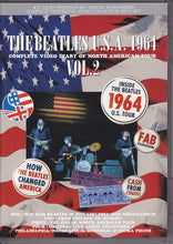 Load image into Gallery viewer, The Beatles USA 1964 Vol. 1 &amp; 2 Set San Francisco Hollywood New York DVD 8 Discs

