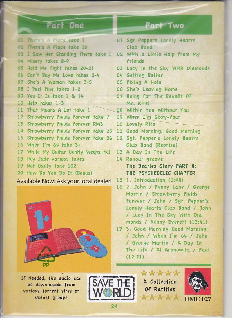 The Beatles Take It Off TMOQ Gazette CD 2 Discs 37 Tracks