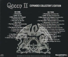 Load image into Gallery viewer, Queen II Expanded Collector&#39;s HD Revision Remix And Remasters CD 2 Discs Set
