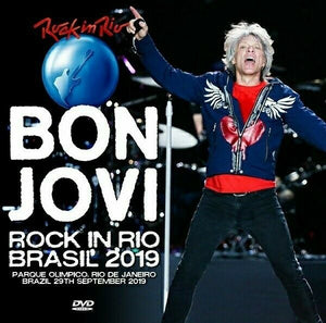 Bon Jovi Rock In Rio Brasil 2019 29th September DVD 2 Discs Set