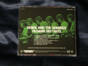 Derek and the Dominos Fillmore Outtakes CD 1 Disc Moonchild Records Music Rock