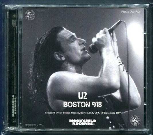 U2 Boston 918 Joshua Tree Tour 1987 2CD Moonchild Records