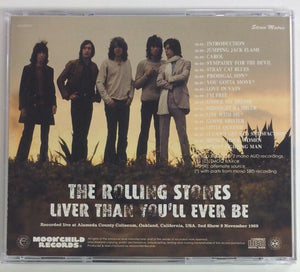 The Rolling Stones Liver Than You'll Ever Be 1969 CD Soundboard Moonchild F/S