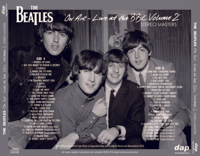 The Beatles On Air Live At The BBC Vol. 2 Stereo Masters 2CD