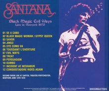 Load image into Gallery viewer, Santana 1970 New York Black Magic Evil Ways CD 1 Disc 12 Tracks Latin Rock Music
