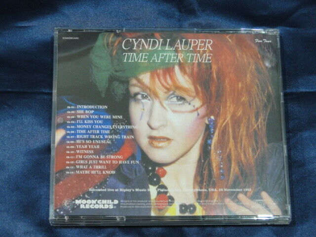 Cyndi Lauper Time After Time 1986 CD 1 Disc 14 Tracks Moonchild Records Music