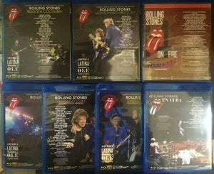The Rolling Stones Latina Ole Tour 14 On Fire Cuba & South America 2016 7Blu-ray