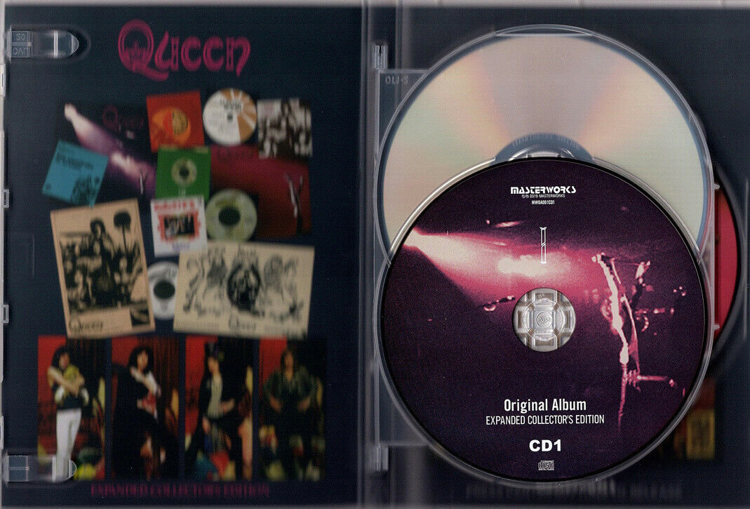 Queen Expanded Collector's Edition New Remasters 2CD 1DVD Set