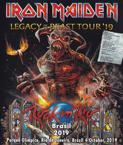 Iron Maiden Rock In Rio 2019 Blu-ray 1 Disc Case Brazil Heavy Metal Japan F/S