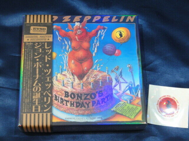 Led Zeppelin Bonzo's Birthday Party Black Hologram Box Version 9CD+2CD Set Music