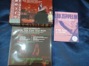 Led Zeppelin How The East Was Won CD 2 Discs 9 Tracks Empress Valley Hard Rock