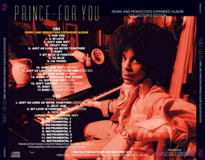Prince For You Expanded Album Collector's Edition 2CD Purple Gold Archives Collection