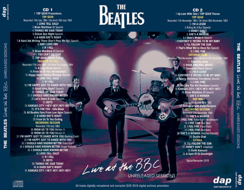 The Beatles Abbey Road Multitrack Masters Live At The BBC CD 6 Discs Set Music