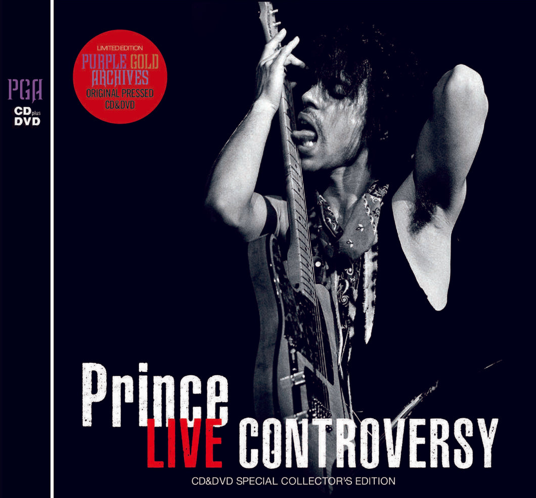 PRINCE Live Controversy Special Edition Controversy Tour 1981 1CD 1DVD Set