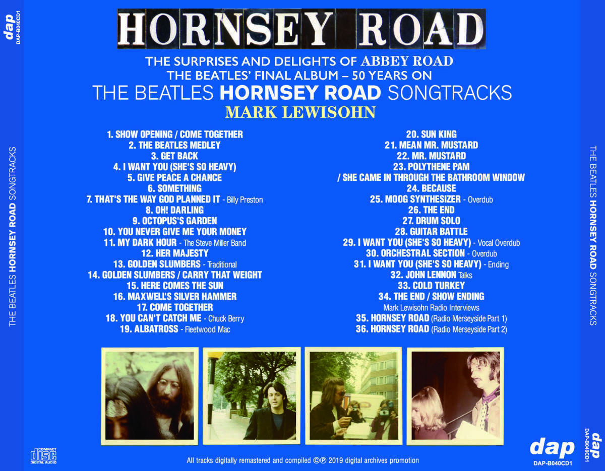 The Beatles Hornsey Road Songtracks CD 1 Disc Music Rock Pops Japan F/S
