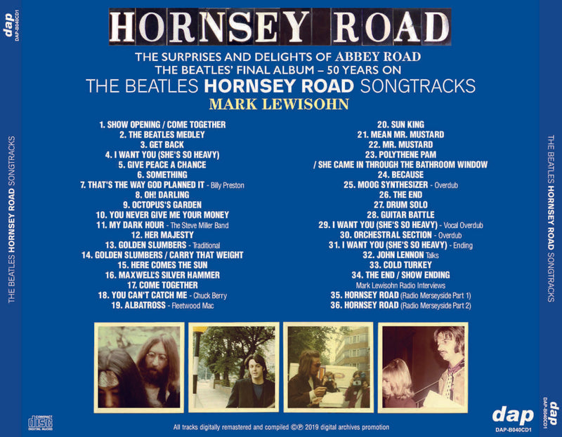 The Beatles Hornsey Road Songtracks CD 1 Disc Music Rock Pops Japan F/S
