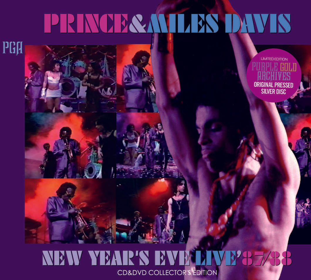 PRINCE & MILES DAVIS New Year's Eve Live '87/88 CD DVD Collector's Edition