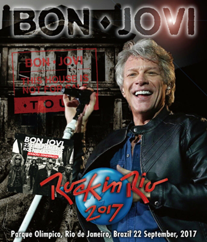 Bon Jovi Rock In Rio Brasil 2017  Rio de Janeiro, Brazil Blu-ray 1BDR 22 Tracks